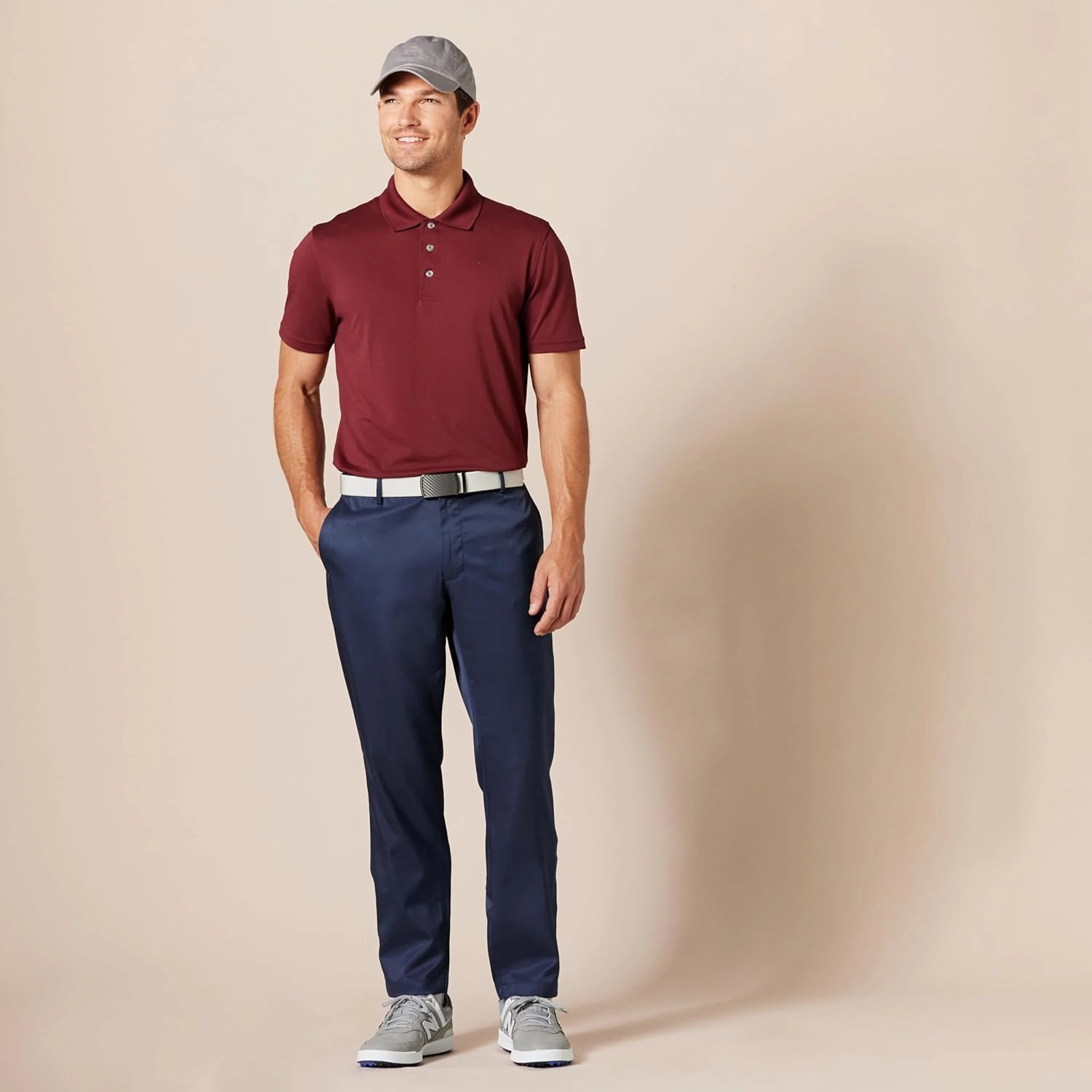 Amazon Essentials Men's Athletic-fit Stretch Golf Pants (Available in Big & Tall)