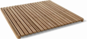 Anderson Teak SPA-3030 Large Square Teak Spa Shower Mat, Natural