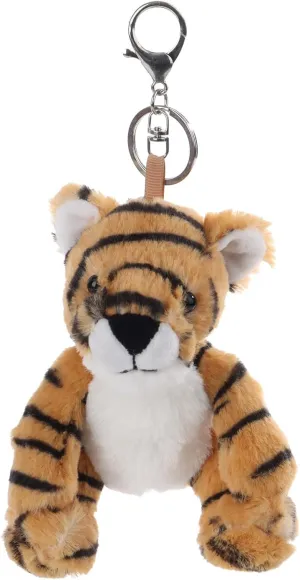 Apricot Lamb Cute Toys Plush Classic Tiger Stuffed Animal Soft Keychain for Kids Bag, Purse, Backpack, Handbag (4 Inches)