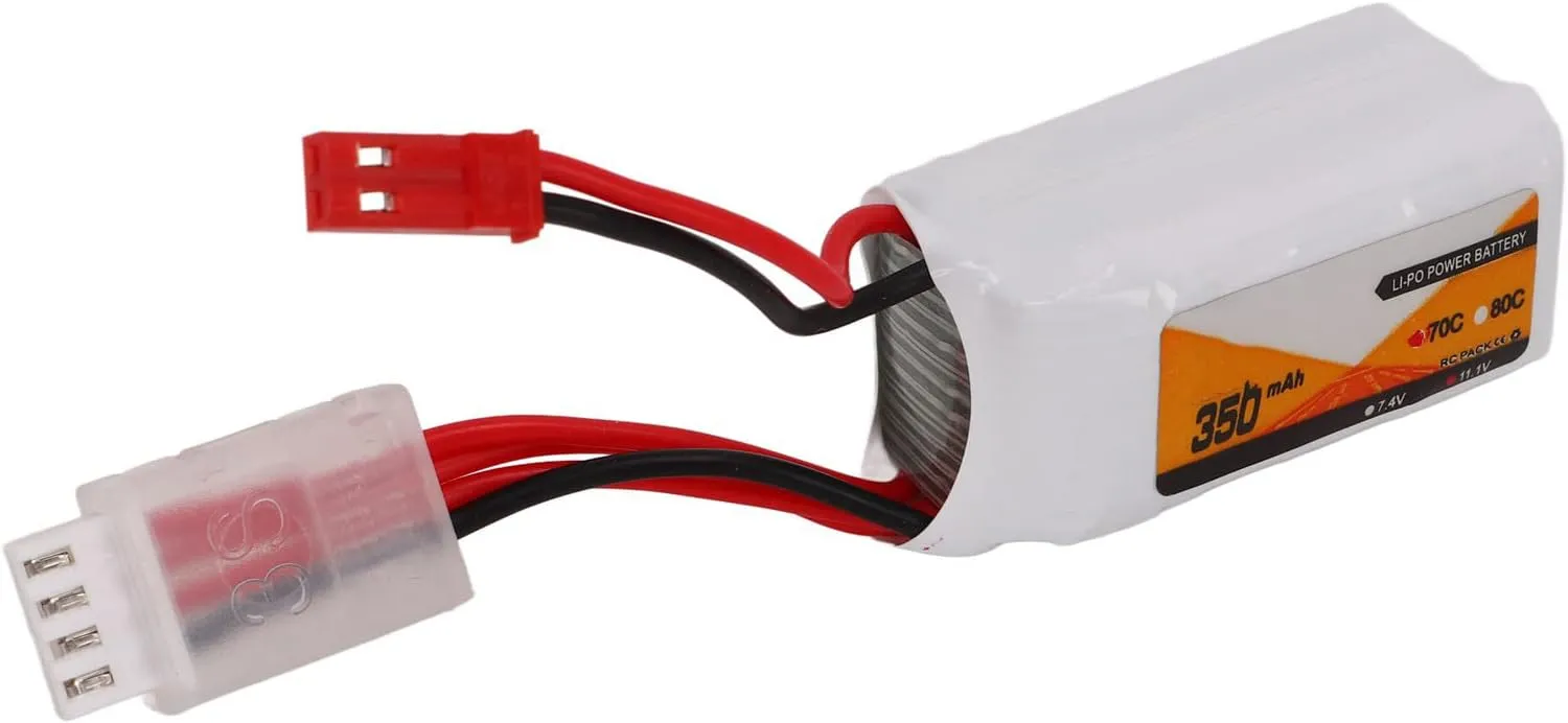 Aramox 350mAh 11.1V Battery Power, 70C Discharge Rate RC Lipo Battery for QAV250 H210 LS180 FPV Racing car Quadcopter etc with JST Plug Connector