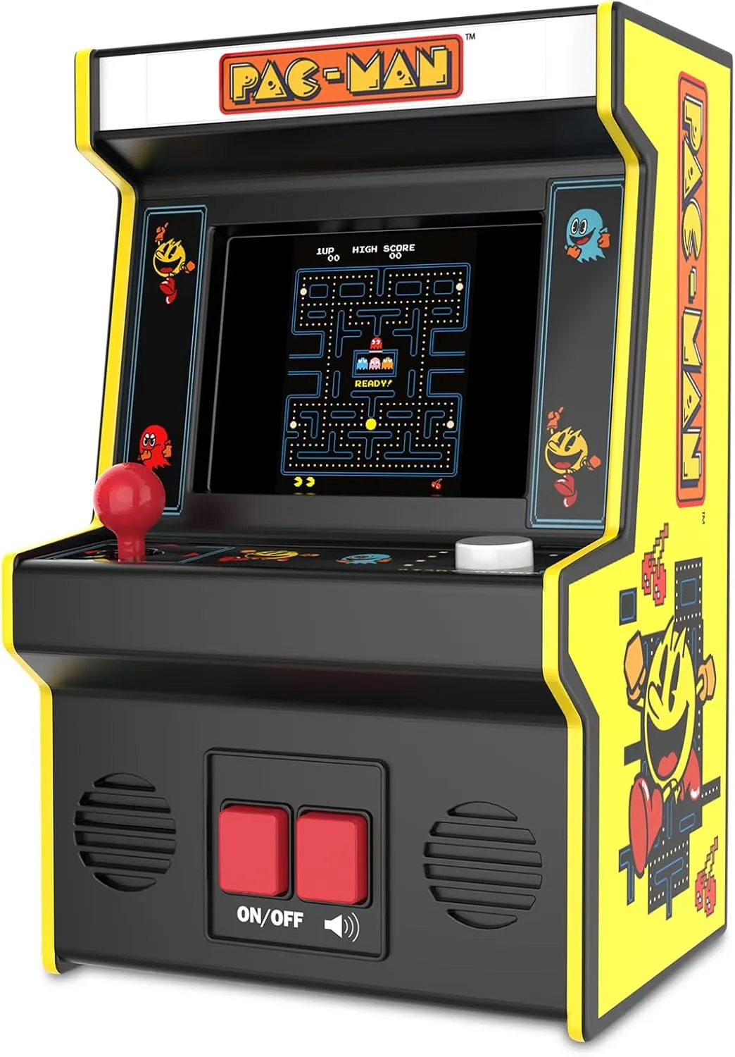 Arcade Classics Pac-Man - Retro Mini Arcade Game, Full Color Screen, Classic Handheld Electronic Game Console, 90s Toy, Great Gift for Kids 8 