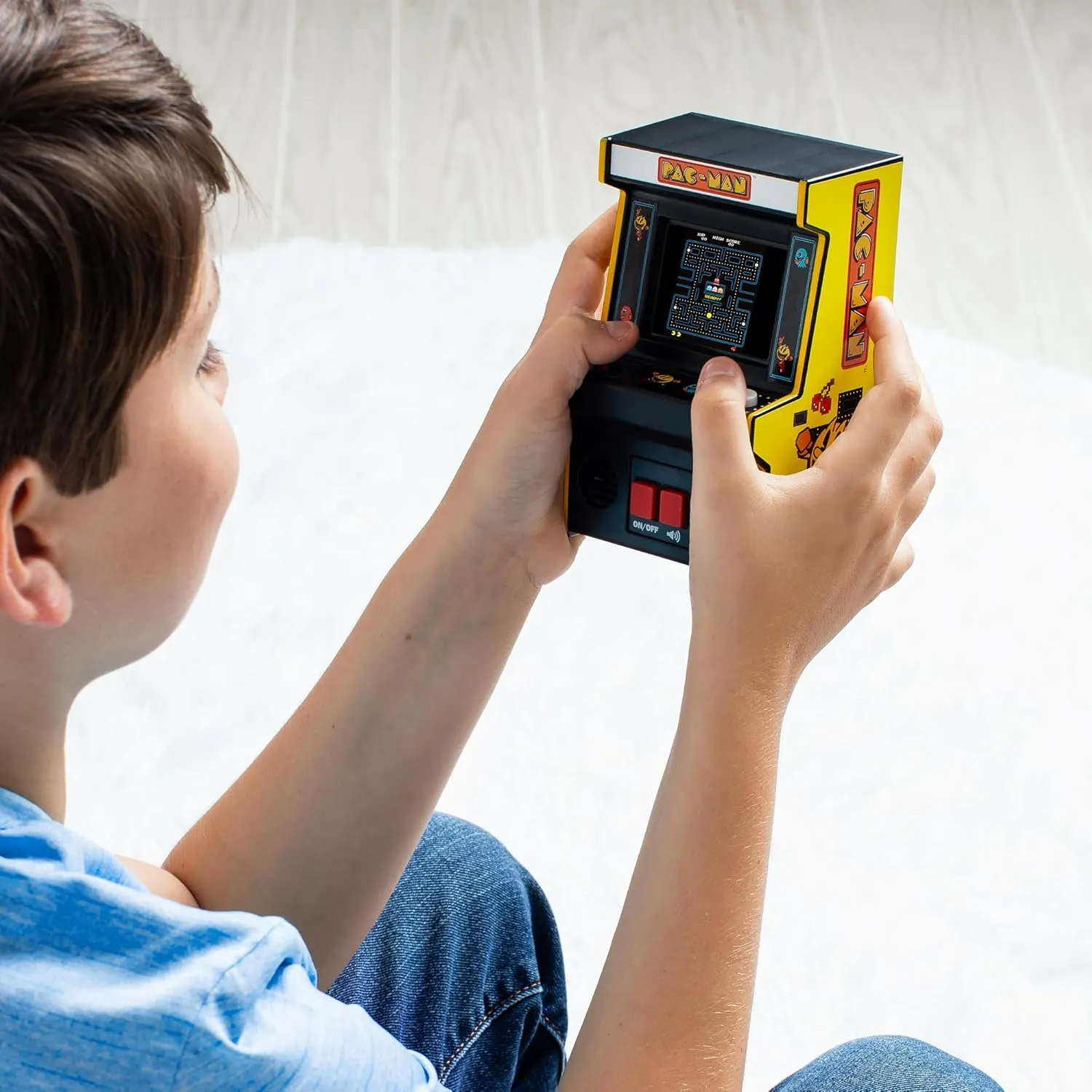 Arcade Classics Pac-Man - Retro Mini Arcade Game, Full Color Screen, Classic Handheld Electronic Game Console, 90s Toy, Great Gift for Kids 8 