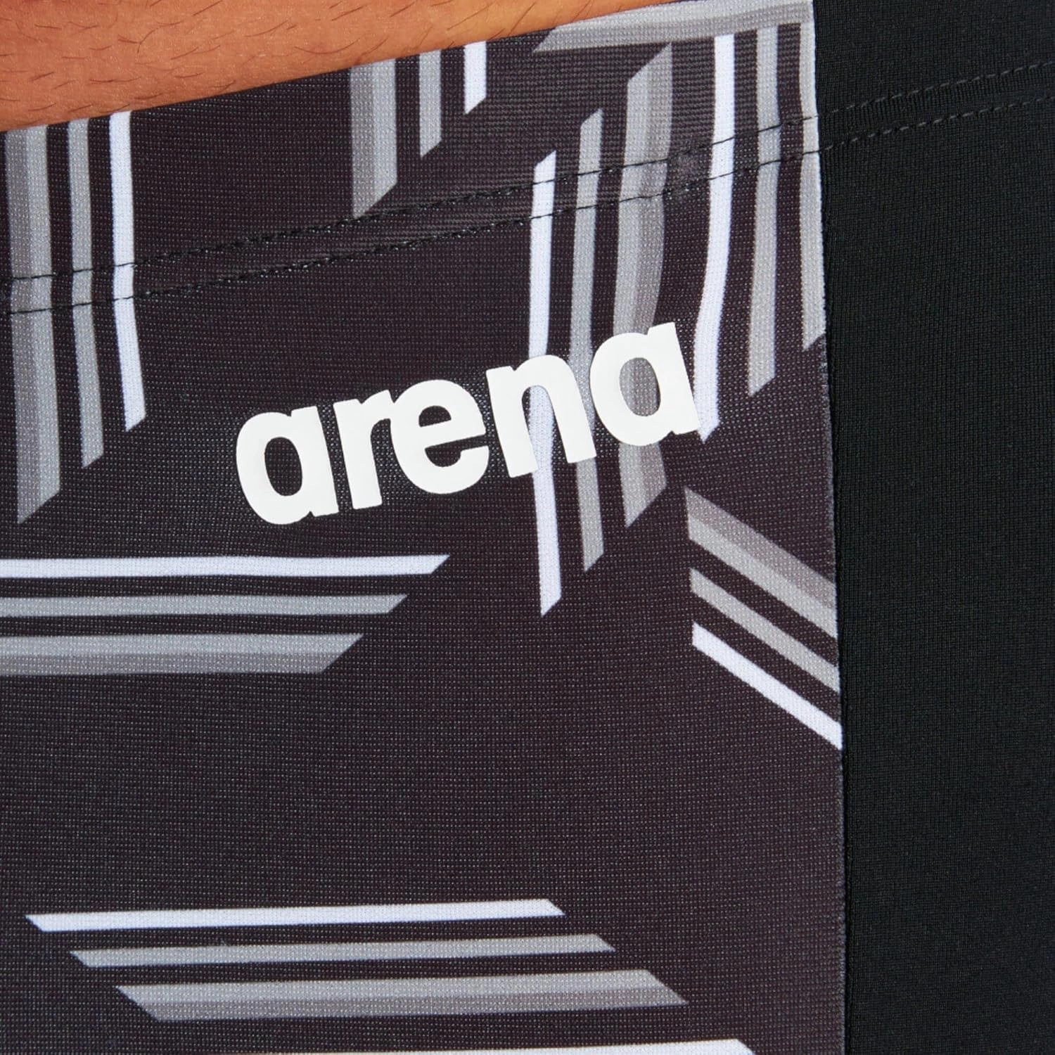 ARENA Puzzled Athletic Swim Jammers for Men Competitive Racing, Training, Quick Dry, Compression, Chlorine Resistant Swimsuit