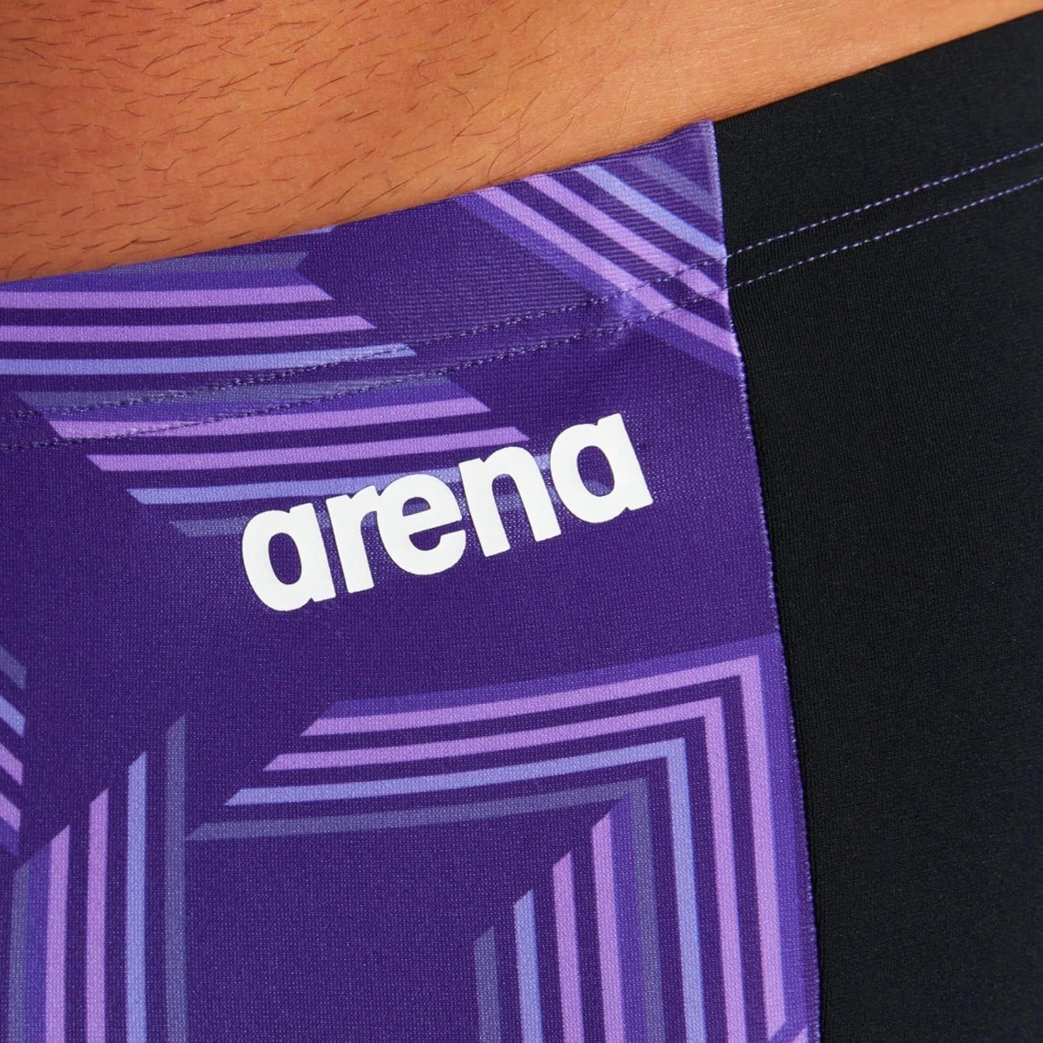 ARENA Puzzled Athletic Swim Jammers for Men Competitive Racing, Training, Quick Dry, Compression, Chlorine Resistant Swimsuit