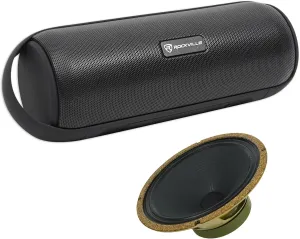 Audiosavings Bundle: (1) Celestion G12M Greenback 8 ohm 25 Watt 12" Guitar Speaker w/Ceramic Magnet Bundle with (1) Rockville RPB25 40w Portable/Outdoor Bluetooth Speaker w/USB Aux Wireless Link