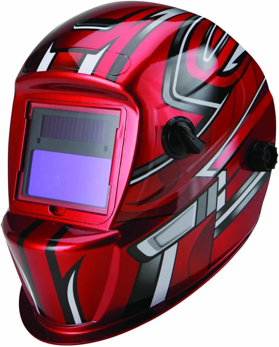 Auto Darkening Welding Helmet with Racing Stripe Design