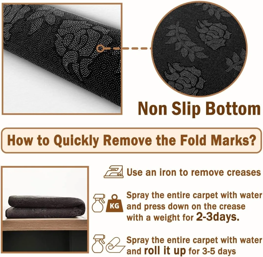 Autumn Camping Indoor Floor Mat,Rustic Jungle Trailer RV Camper Adventure Decorative Carpet for Bedroom Bedside, Fall Natural Maple Trees Leaves Playroom Rugs Home Decor 5x6'6'' Area Rug