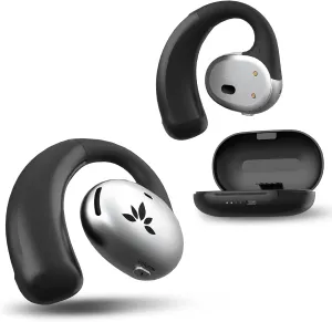 Avantree Pebble - Bluetooth 5.2 Earbuds with Earhooks, Open Ear Surroundings Awareness & No Pressure, Clear Voice, Compatible with Smart Bluetooth Enabled TVs