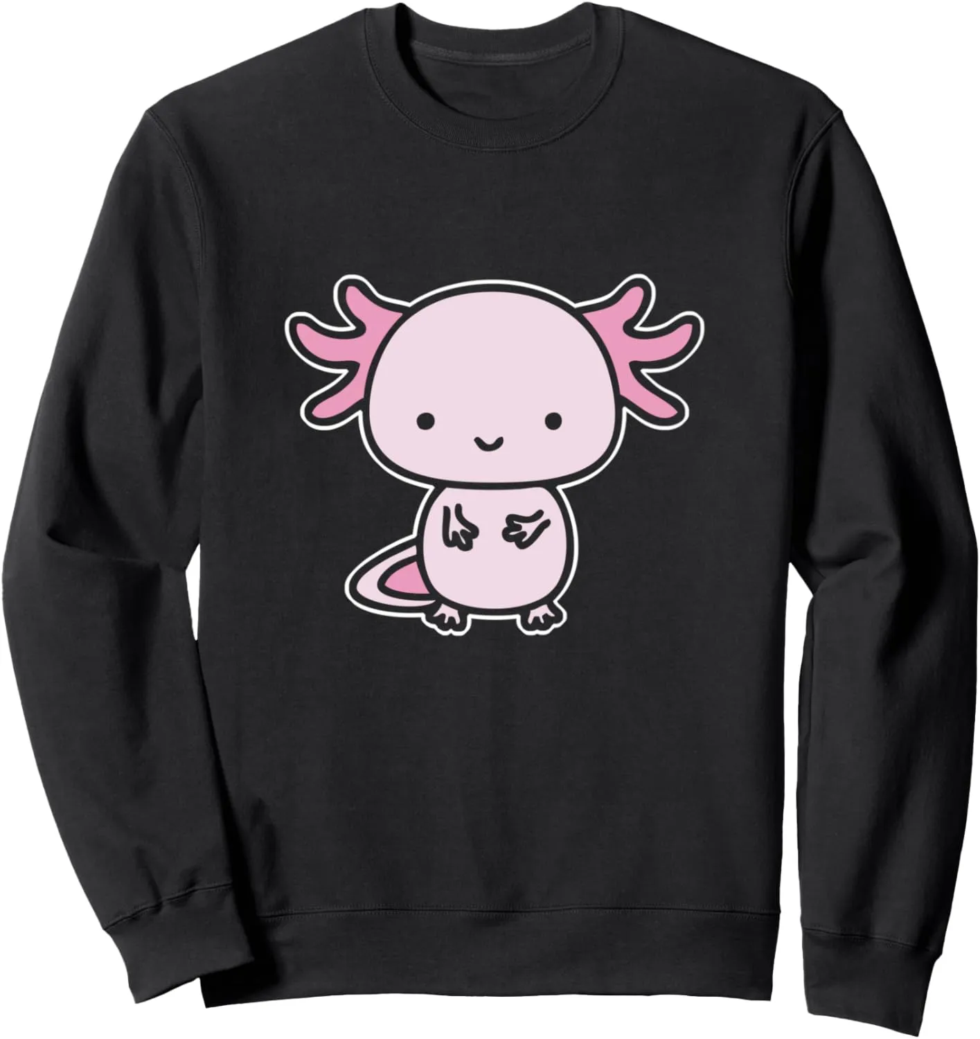 Axolotl Inside Pocket Watching You- Walking Fish Axolotl Sweatshirt