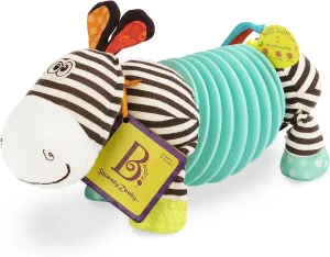 B. toys- B. baby- Accordion Zebra- Baby Toy- Plush Musical toy