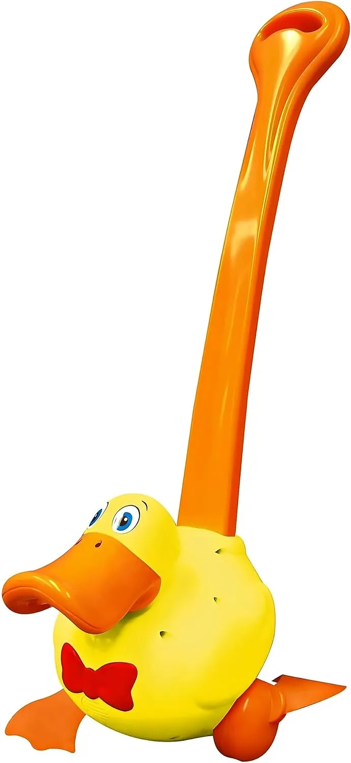 Baby to Toddler Push Toy with Quacking Sounds and Waddling Action, Walking Toy for 1-3 Year Olds, Great for 1 Year Old Learning to Walk - Yellow