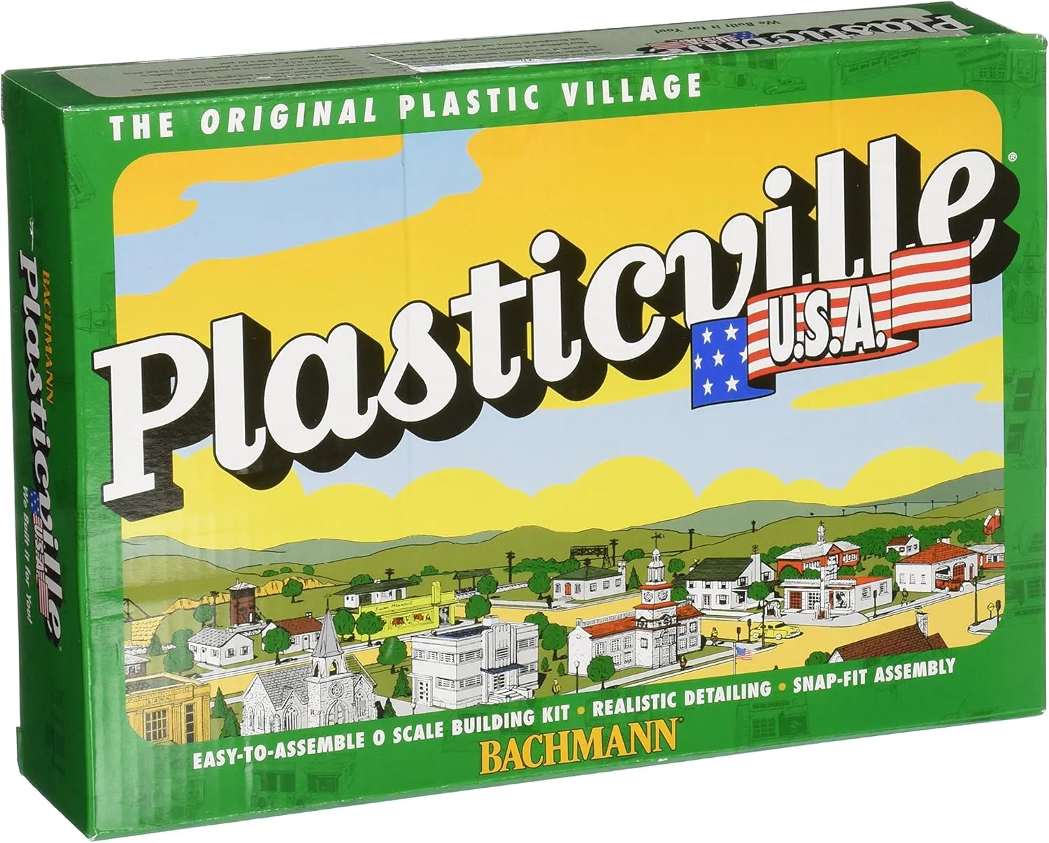 Bachmann Trains - PLASTICVILLE U.S.A. BUILDINGS – CLASSIC KITS - CAPE COD HOUSE (2/box) - O Scale