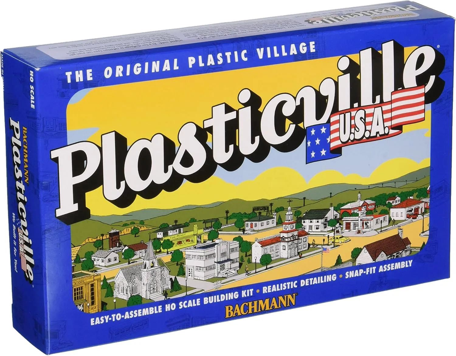 Bachmann Trains - PLASTICVILLE U.S.A. BUILDINGS – CLASSIC KITS - CAPE COD HOUSE - HO Scale