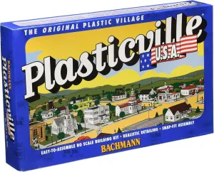 Bachmann Trains - PLASTICVILLE U.S.A. BUILDINGS – CLASSIC KITS - CONTEMPORARY HOUSE - HO Scale
