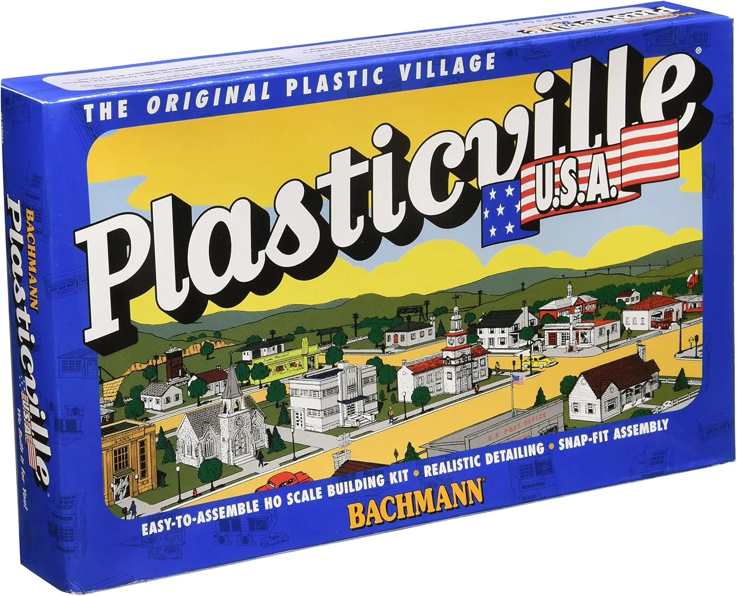 Bachmann Trains - PLASTICVILLE U.S.A. BUILDINGS – CLASSIC KITS - CONTEMPORARY HOUSE - HO Scale