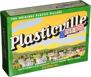Bachmann Trains - PLASTICVILLE U.S.A. BUILDINGS – CLASSIC KITS - FARM OUT-BUILDINGS (Corn Crib, Chicken Coop, Storage Shed) - O Scale