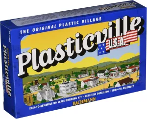 Bachmann Trains - PLASTICVILLE U.S.A. BUILDINGS – CLASSIC KITS - FREIGHT STATION - HO Scale