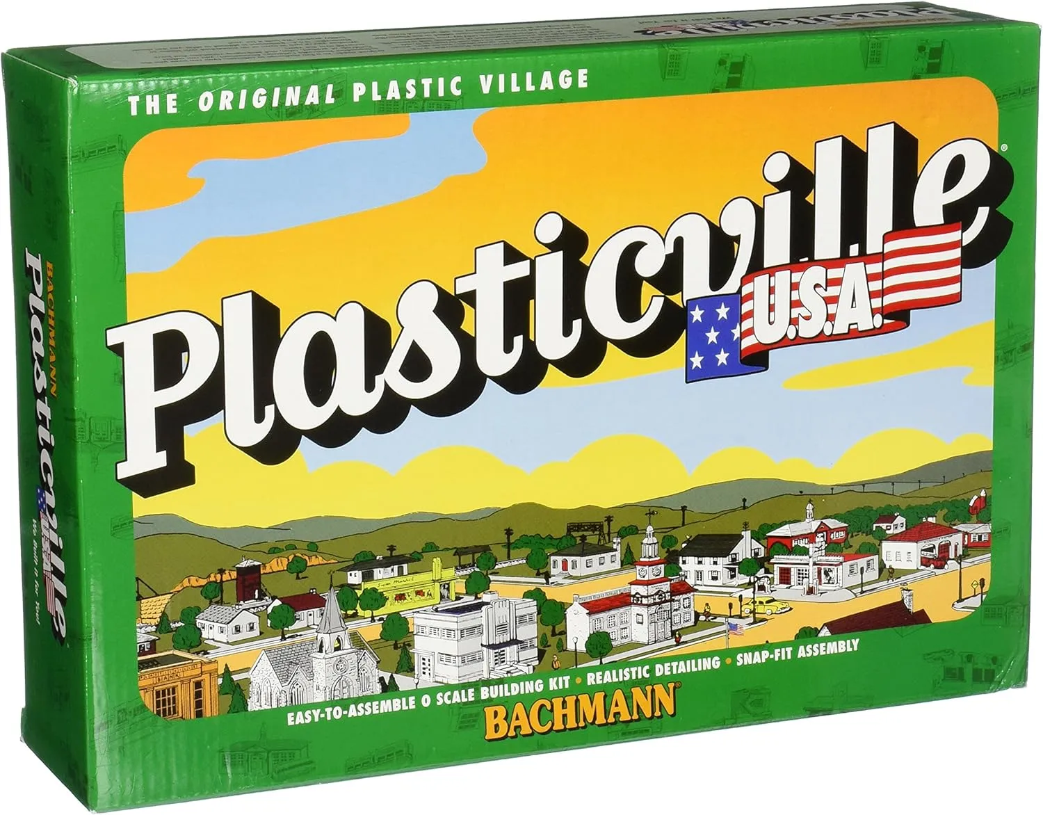Bachmann Trains - PLASTICVILLE U.S.A. BUILDINGS – CLASSIC KITS - LOADING PLATFORM & CROSSING SHANTY - O Scale
