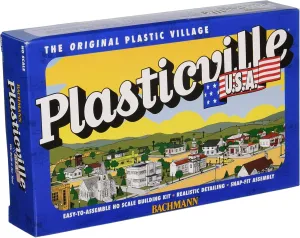 Bachmann Trains - PLASTICVILLE U.S.A. BUILDINGS – CLASSIC KITS - POST OFFICE - HO Scale