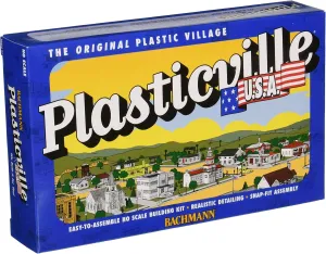 Bachmann Trains - PLASTICVILLE U.S.A. BUILDINGS – CLASSIC KITS - SUPERMARKET - HO Scale