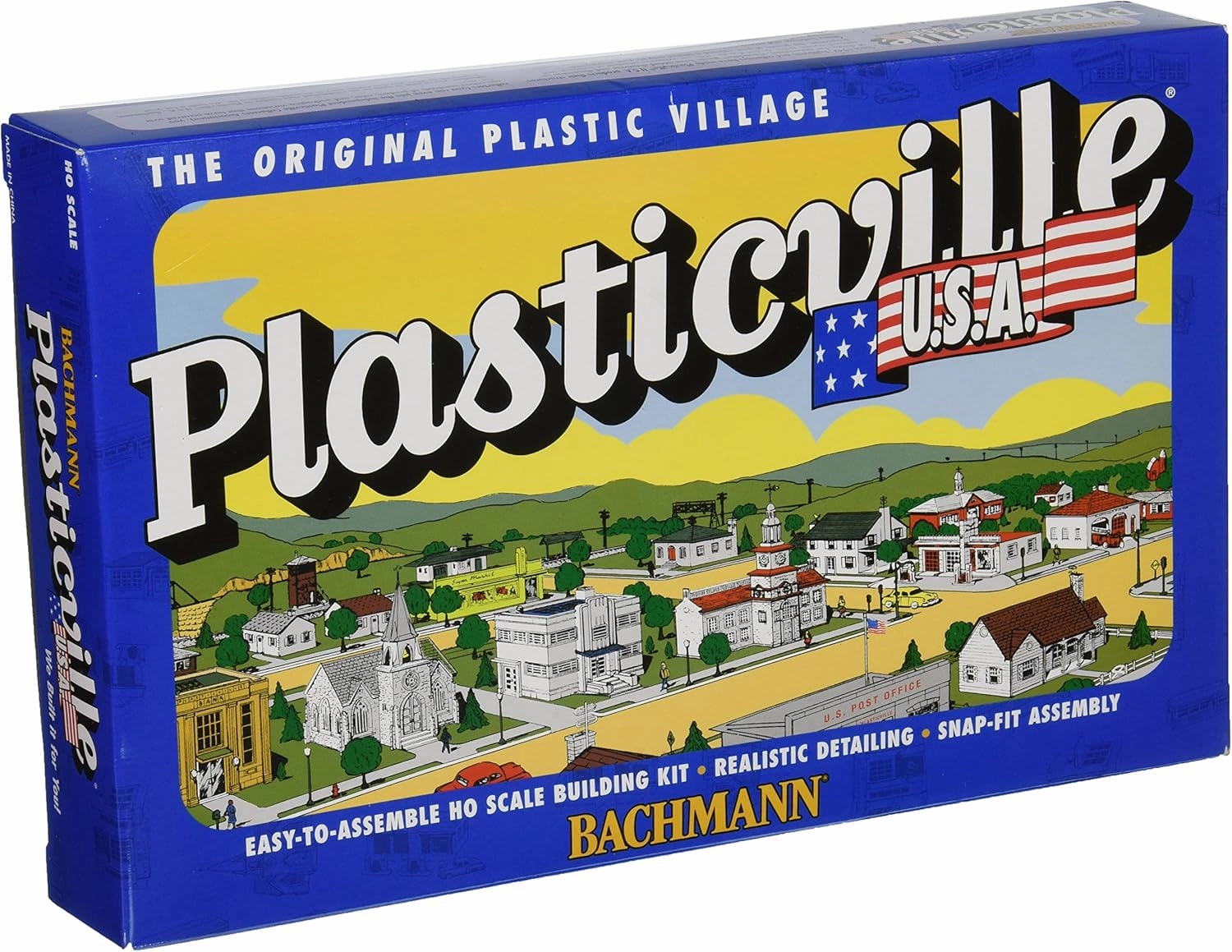 Bachmann Trains - PLASTICVILLE U.S.A. BUILDINGS – CLASSIC KITS - SPLIT LEVEL HOUSE - HO Scale