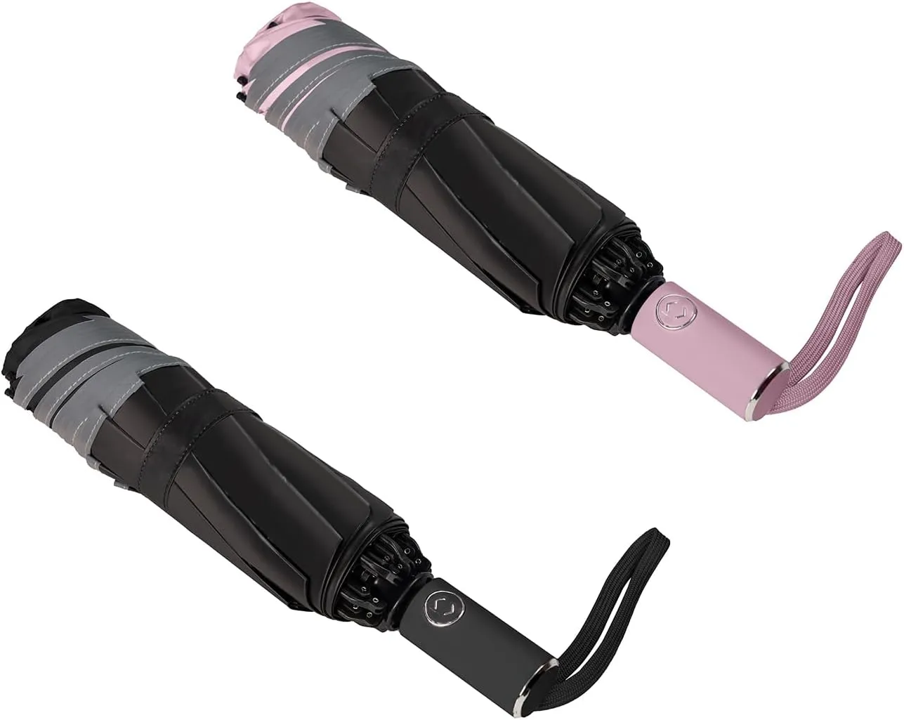 BAODINI Inverted UV Umbrella for Rain and Sun Medium Size UPF 50  Rverse Compact Umbrella Auto Open Close