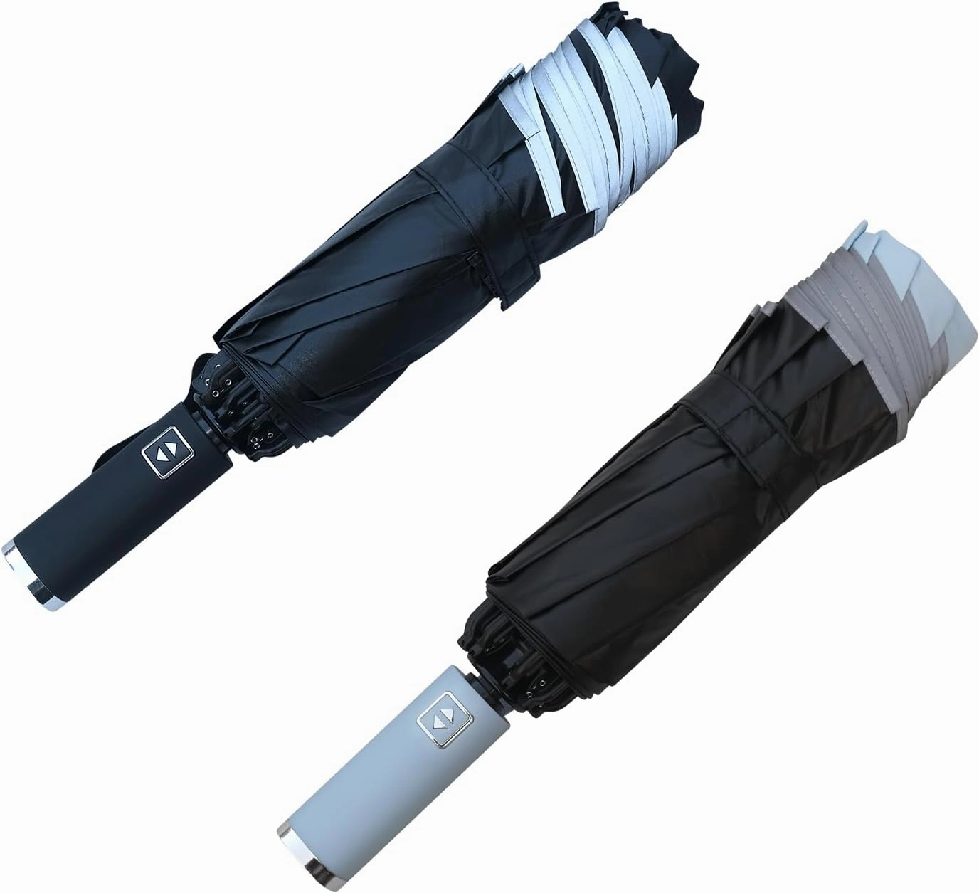 BAODINI Inverted UV Umbrella for Rain and Sun Medium Size UPF 50  Rverse Compact Umbrella Auto Open Close