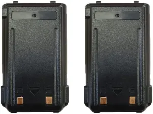 BAOFENG UV-S9 Plus Two Way Radio with Rechargeable 2800mAh Li-ion Battery and USB Fast Charger (2pcs)