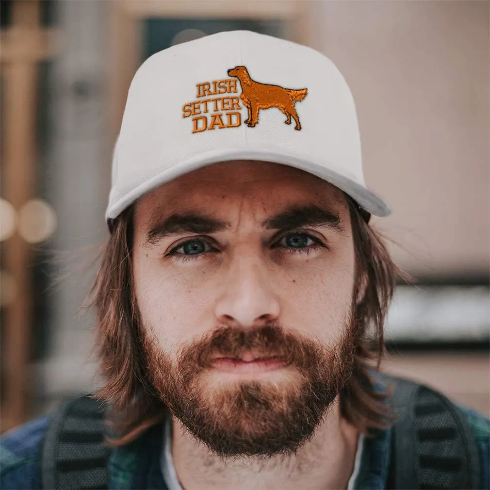 Baseball Cap Irish Setter Dad Embroidery Dad Hats for Men & Women Strap Closure