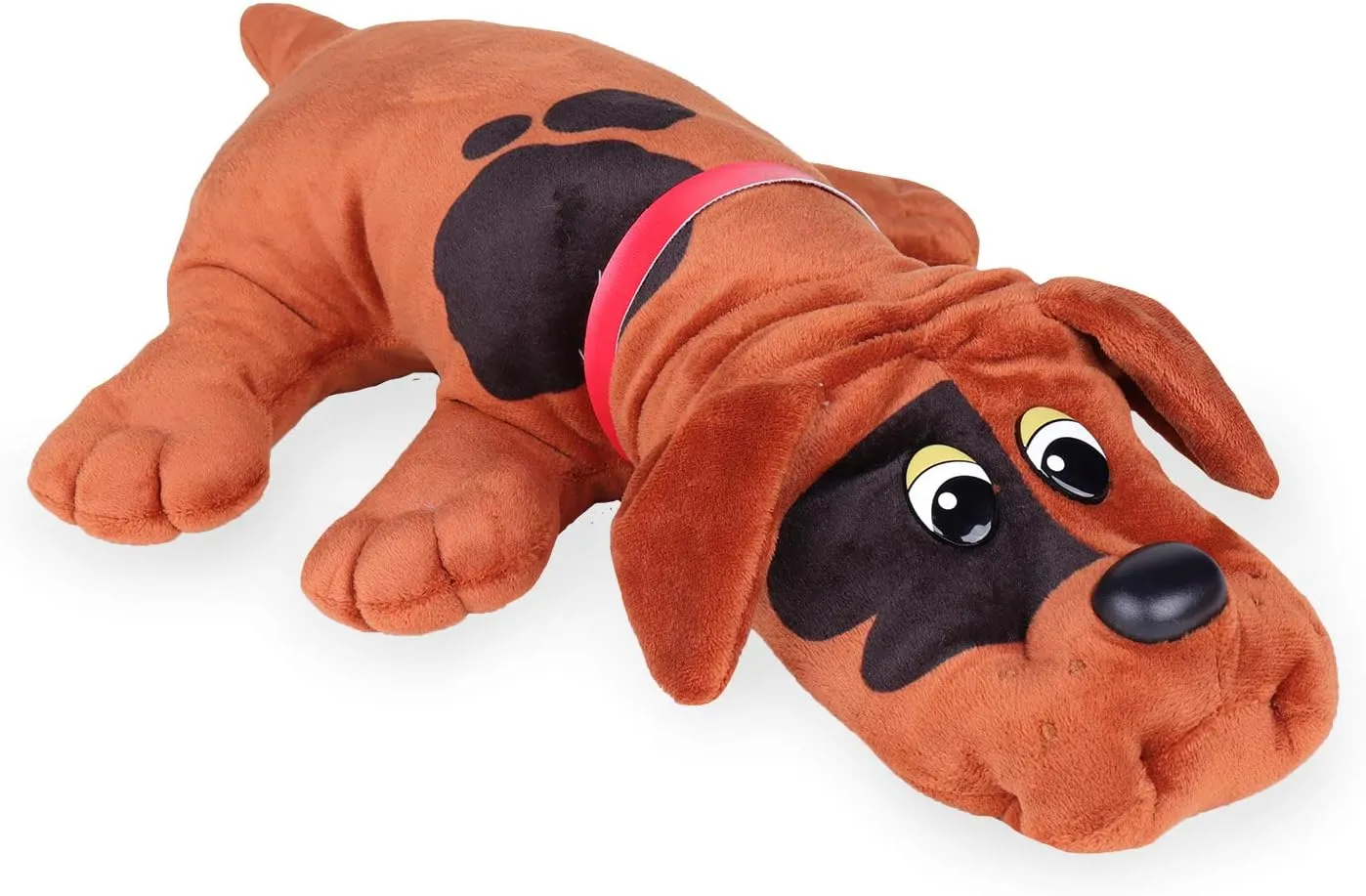 Basic Fun Pound Puppies Classic Stuffed Animal Plush Toy - Great Gift for Girls & Boys - 17" - Red with Black Spots