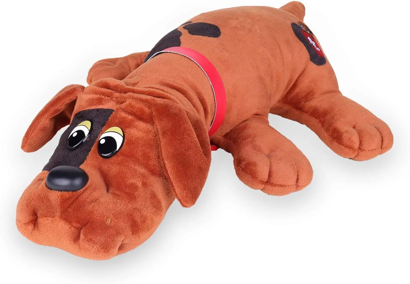 Basic Fun Pound Puppies Classic Stuffed Animal Plush Toy - Great Gift for Girls & Boys - 17" - Red with Black Spots