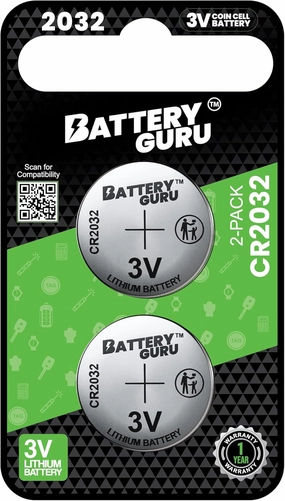 BatteryGuru Car Key Battery for Audi Q8 (2019-2024 Q8 Remote Battery CR2032 3V Powered Pack of 2