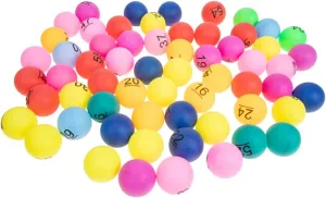 BESPORTBLE Plastic Balls for Group Activities Game: Multicolored Event Draw Balls Lucky Draw Balls Prize Draw Balls