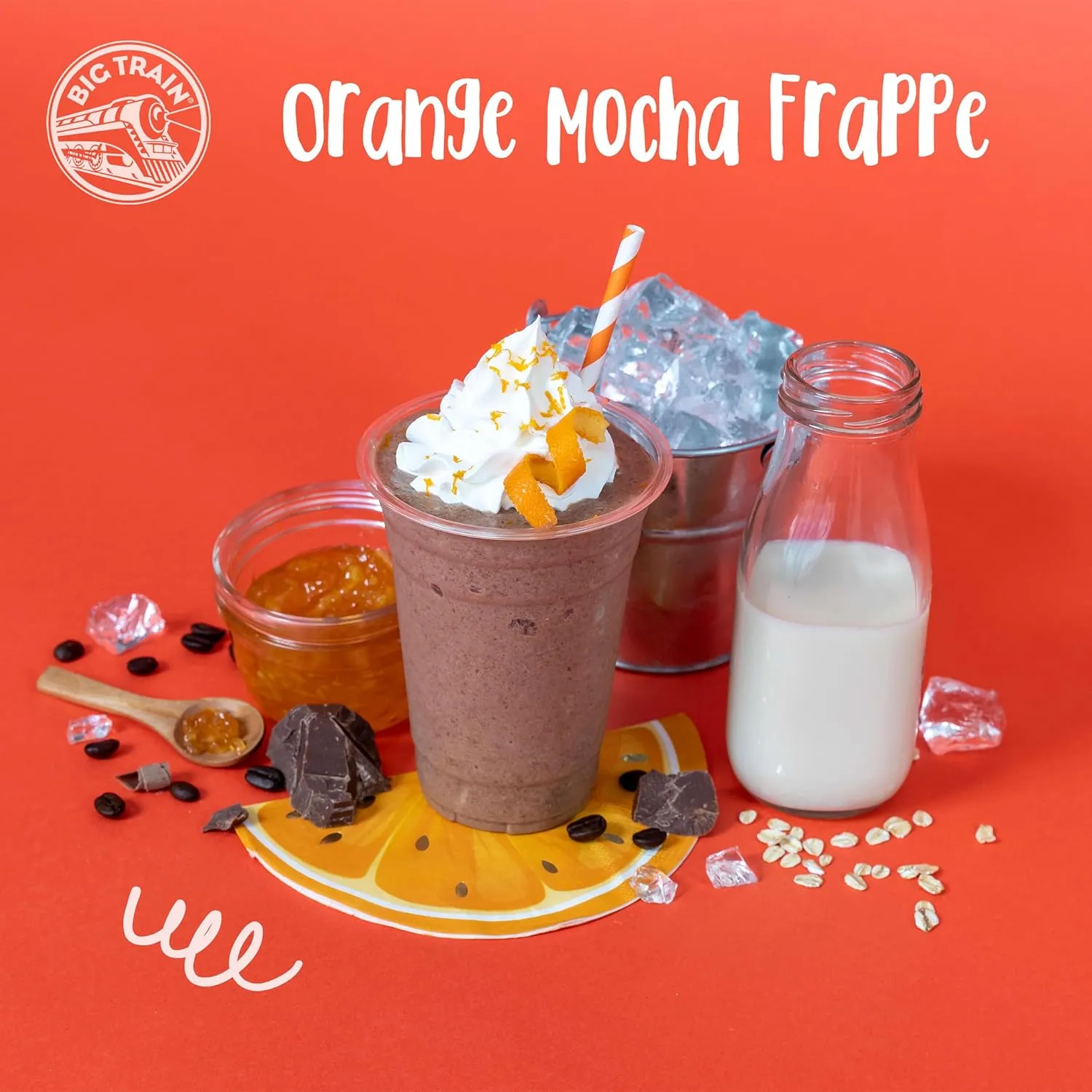 Big Train Mocha Blended Ice Coffee Beverage Mix, 3.5 Pound (Pack of 1)