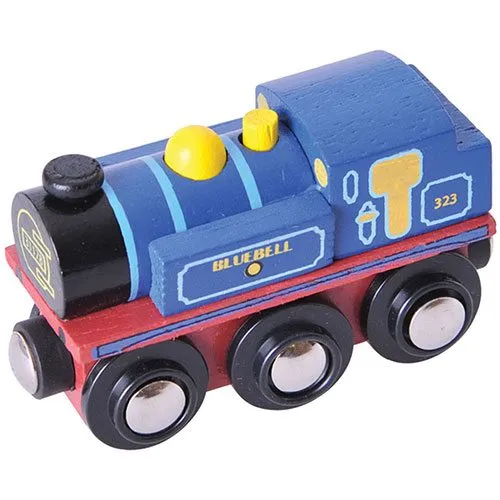 Bigjigs Wooden Train Bluebell Engine