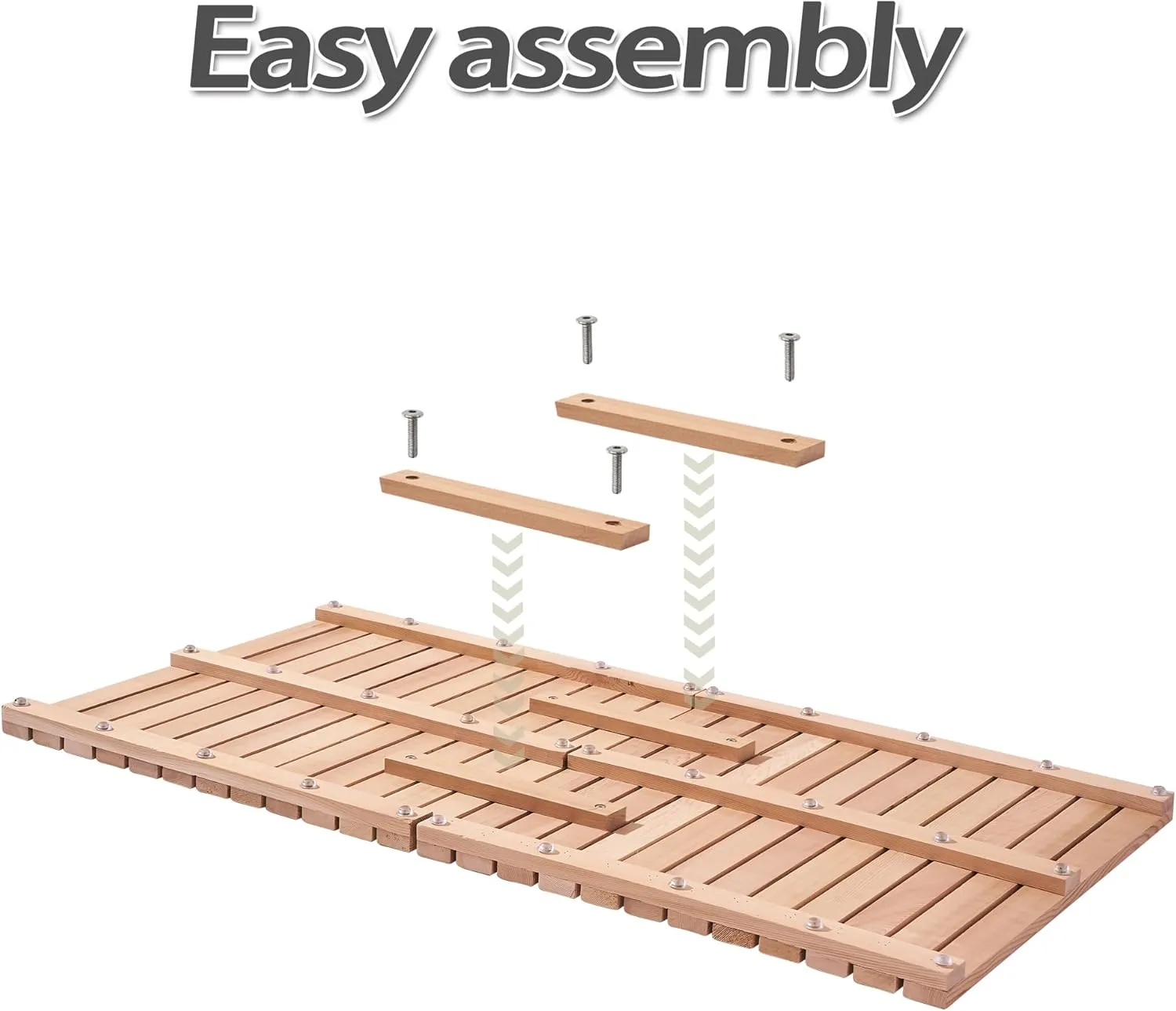 bingaai Cedar Wood Bath Mat 48 × 23.6 in, Wooden Bath Mats, Cedar Wood Shower Mat, Shower Stall Mat Non-Slip for Bathroom Bathtub Spa Sauna Garden Home, Wooden Floor Mat Large for Indoor and Outdoor