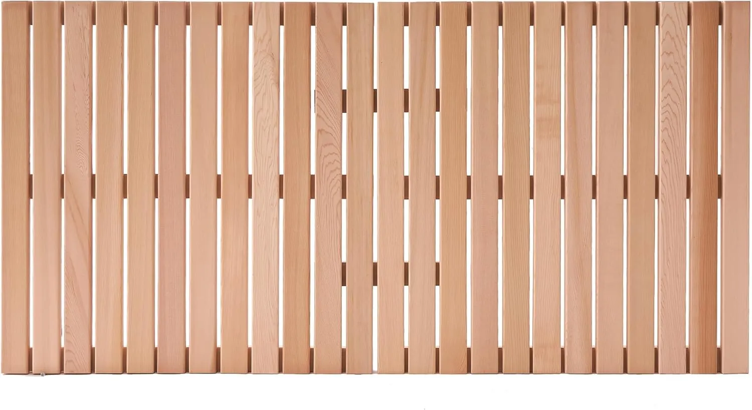 bingaai Cedar Wood Bath Mat 48 × 23.6 in, Wooden Bath Mats, Cedar Wood Shower Mat, Shower Stall Mat Non-Slip for Bathroom Bathtub Spa Sauna Garden Home, Wooden Floor Mat Large for Indoor and Outdoor