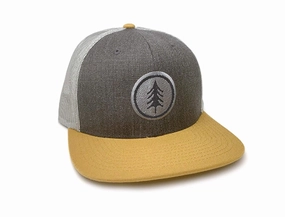 Black Lantern Hats for Women & Men - Trendy Mens Snapbacks, Trucker & Baseball Caps - Classic Trail (Tri-Color) - Adjustable Mesh Trucker Hat - Graphic Dad Hat, Gym Cap, Outdoor Aesthetic Headwear