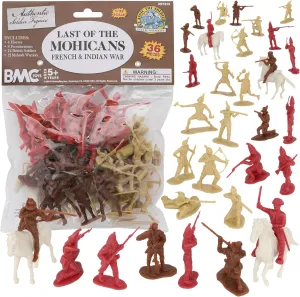 BMC CTS Last of The Mohicans - 36pc French & Indian War Plastic Soldier Figures