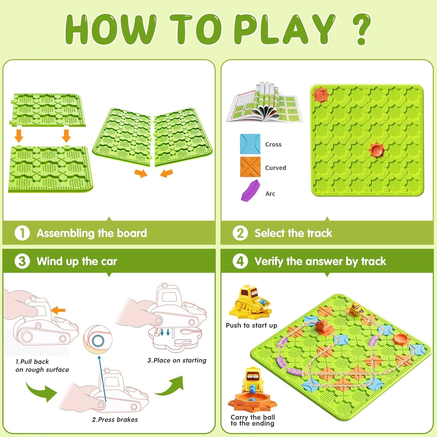 Brain Stem Activity Logic Kits, Board Teaser Games & Puzzles Toys with 200  Challenges, 4 Difficulty Levels for Kids Ages 3-10, Educational Learning Maze Games for Toddlers