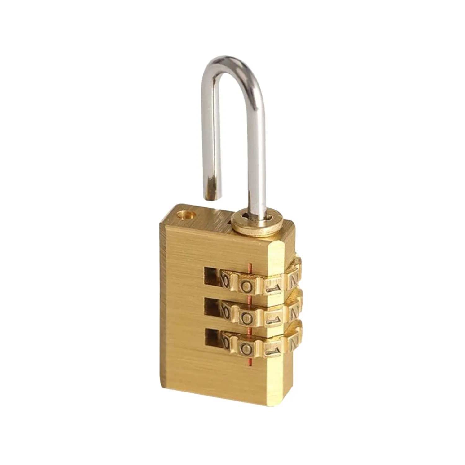 Brass Number Padlock - 3 Digit