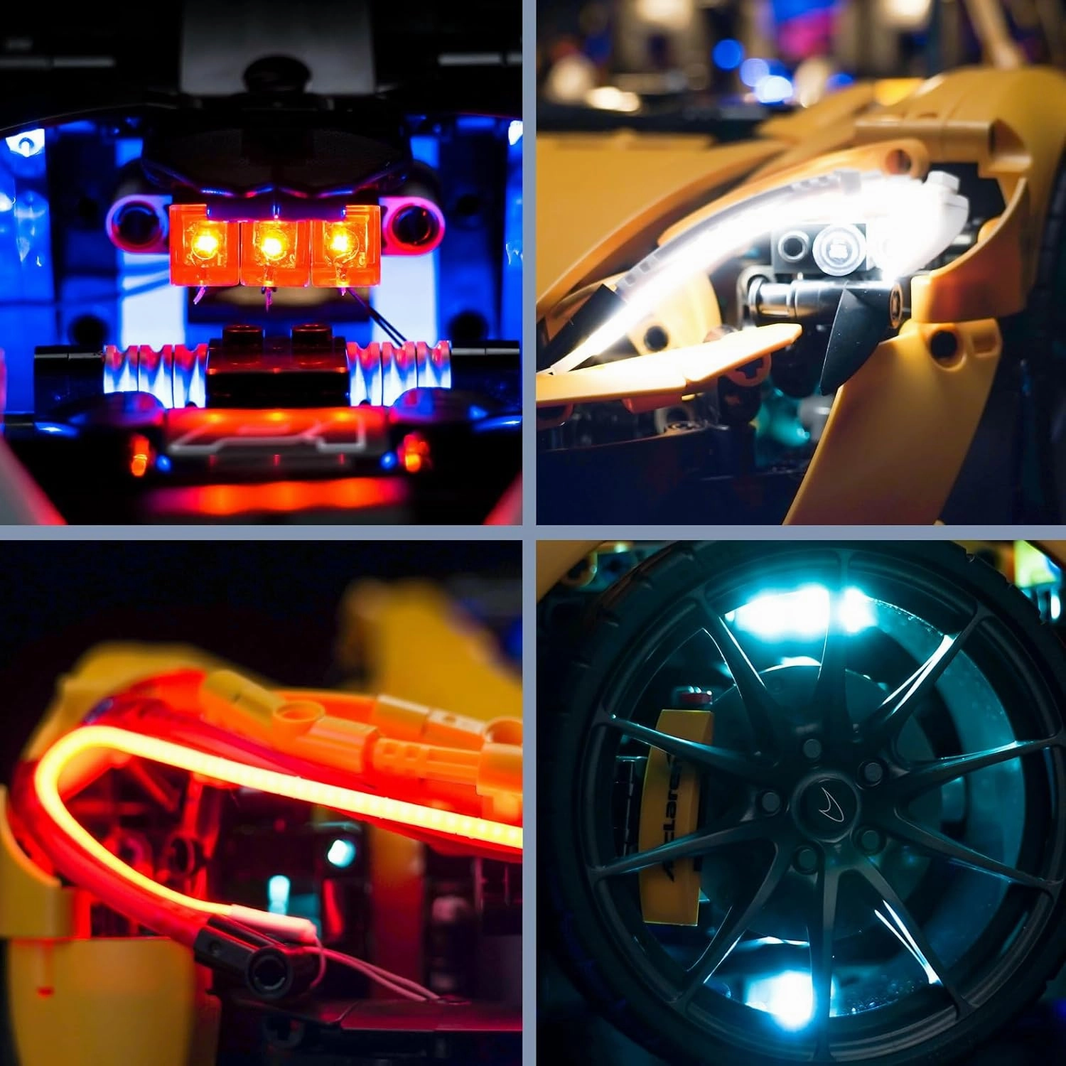 BrickBling LED Light Kit for 42172 Technic McLaren P1 Toy Car (No Model) (Classic Version Light)