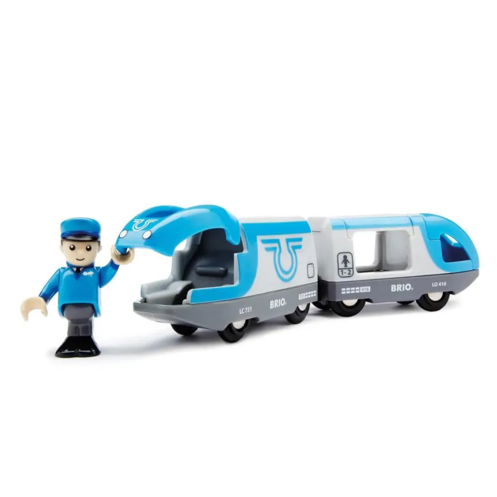 BRIO B/O - TRAVEL BATTERY TRAIN, 3 PIECES