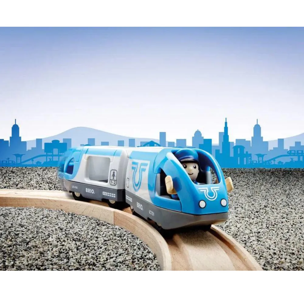 BRIO B/O - TRAVEL BATTERY TRAIN, 3 PIECES
