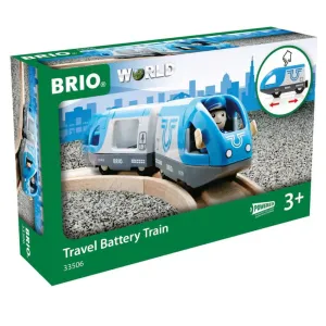 BRIO B/O - TRAVEL BATTERY TRAIN, 3 PIECES