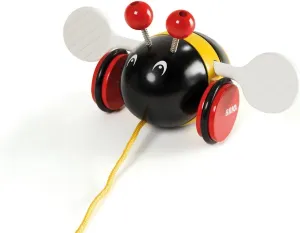 BRIO World - 30165 Pull Along Bumblebee | The Perfect Playmate for Your Toddler