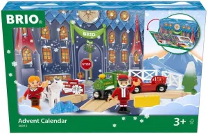 BRIO World - 36015 Adventskalender 2023 - Zubehör zum Zugset für Kinder ab 3 Jahren, kompatibel mit allen BRIO Eisenbahnsets & Accessoires