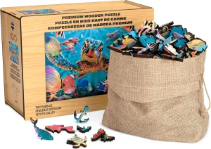 Buffalo Games - Tiny Bubbles Wood Puzzle - Whimsy Cut Jigsaw Pieces - 500 Piece Jigsaw Puzzle - Ages 14 and Up