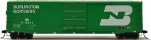 Burlington Northern with Sliding Door Running Number #318631 HO Scale Train Rolling Stock HR6637D