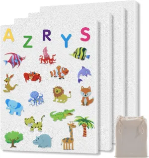 BXI Felt Flannel Board for Toddlers - 16 X 12 X 0.4 Inches, Pack of 4 Preschool Activities Story Board Storage Bag, Playboards Storytelling Board for Interactive Teaching
